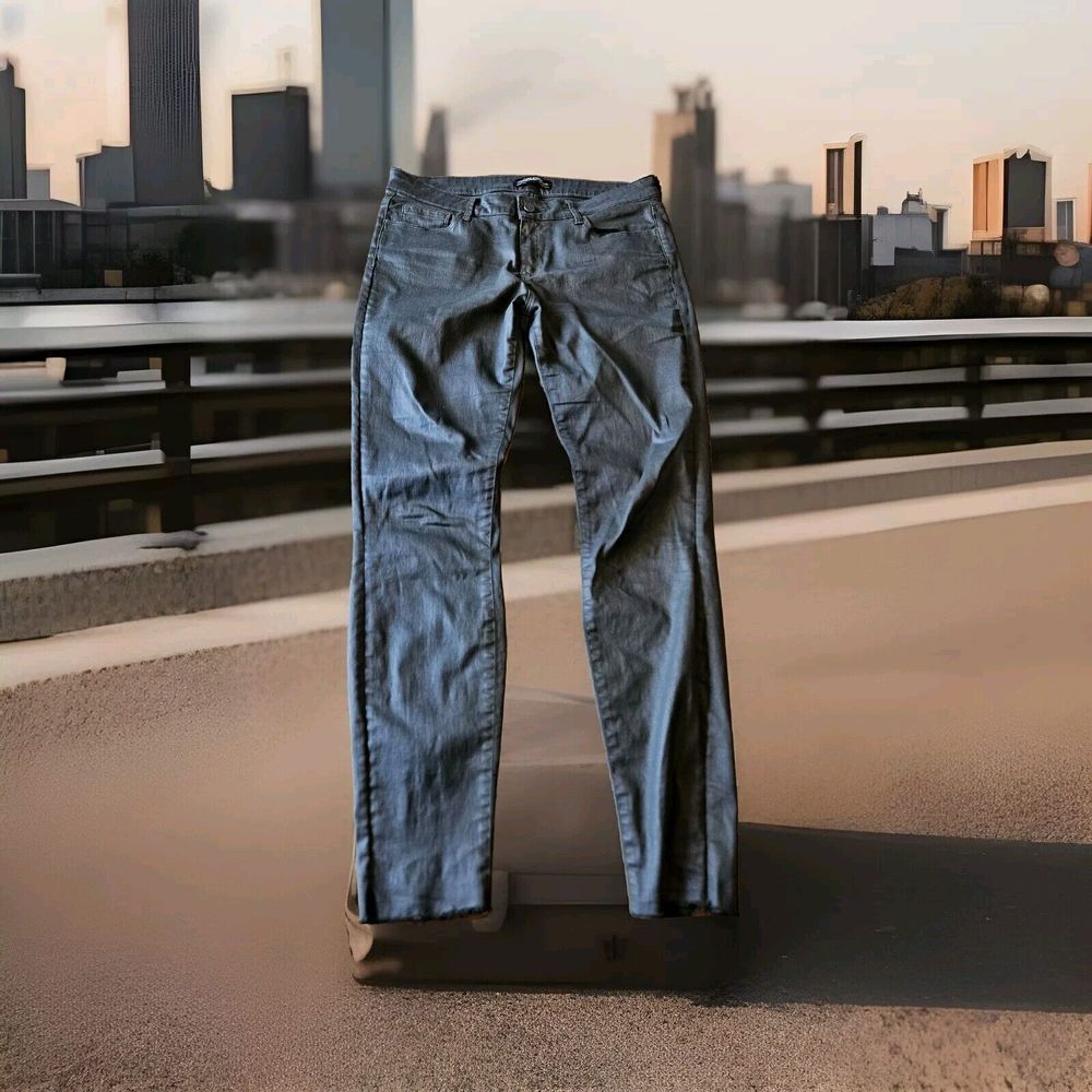 Zara Women Premium Denim Collection High Waist Skinny Stretch Ankle Jeans Size 6